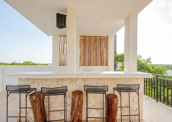 Apartment Alberca Y Balcon Privado A 6 Minutos De La Playa *