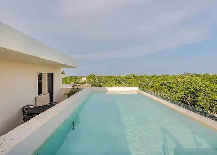 Alberca Y Balcon Privado A 6 Minutos De La Playa Apartment Tulum