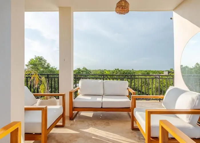 Alberca Y Balcon Privado A 6 Minutos De La Playa Apartment *